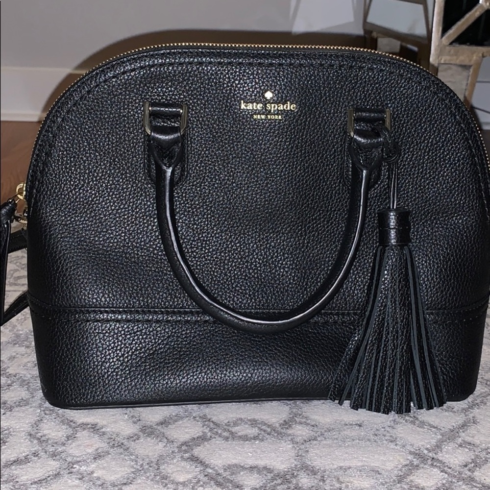 Black Kate Spade shoulder bag